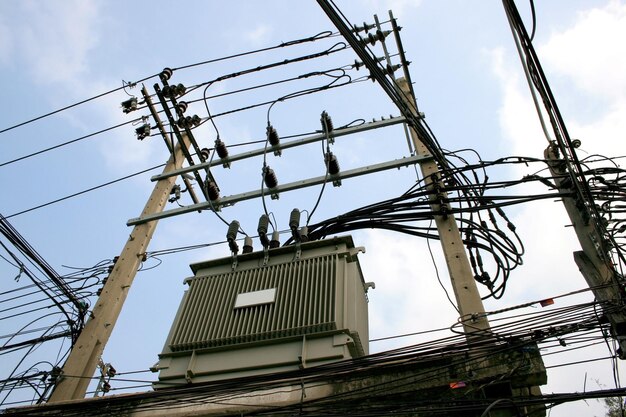 高電力発電所のトランスフォーマー