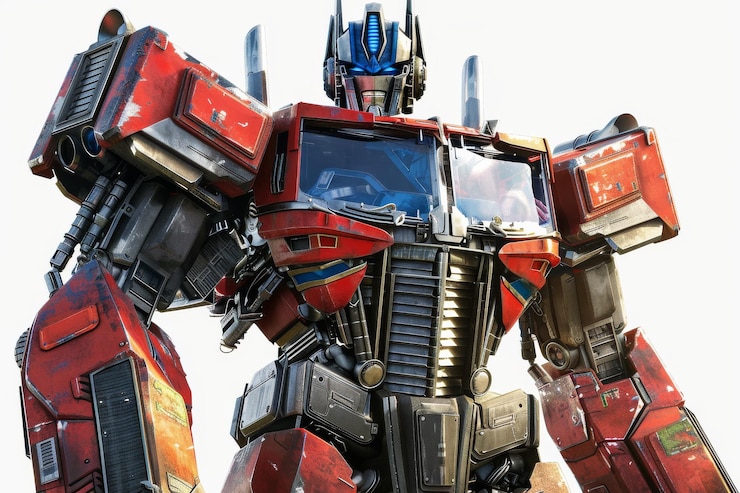 Photo 白い背景に隔離されたトランスフォーマー