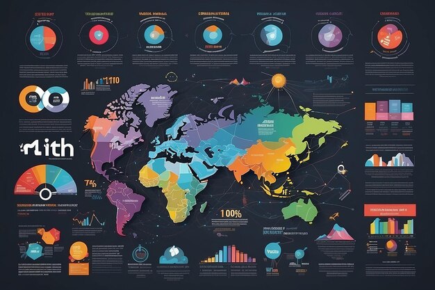 Foto trasformare i dati in arte infografica