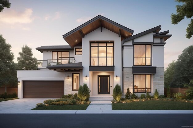 Premium AI Image  Transforming Dreams into Reality Explore the Allure of Real Estate Templates 