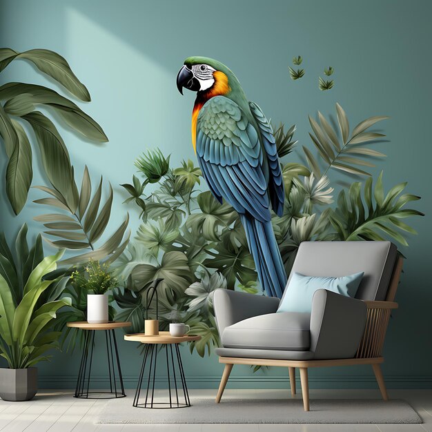Premium AI Image  Transforming Spaces Captivating Wall Decor Backgrounds for Inspired Interiors