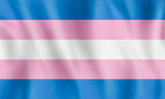 Transgender flag identity concept