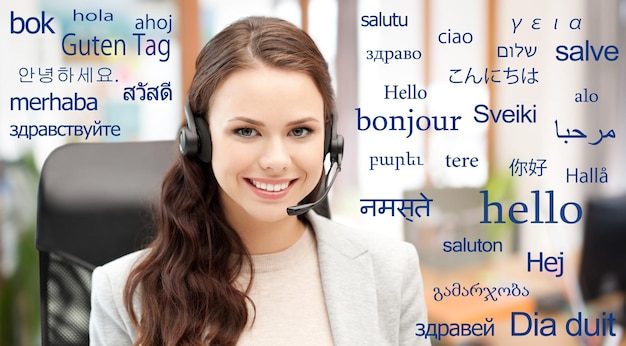 translator over words in different languages