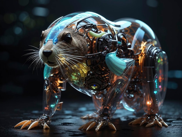 Translucent Biomechanical Beaver