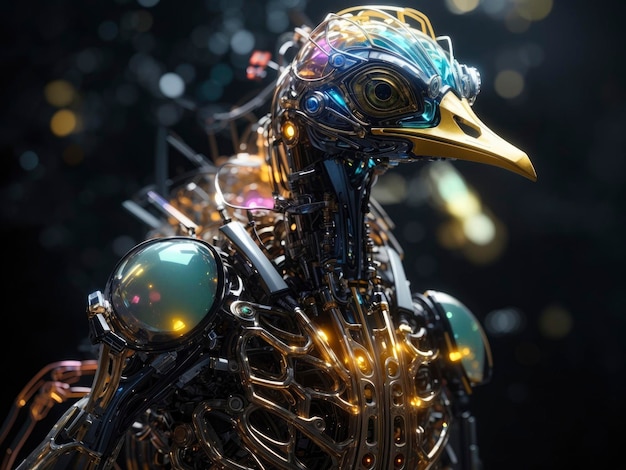 Translucent Biomechanical Emu