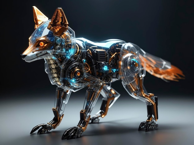 Translucent Biomechanical Fox