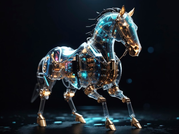 Translucent Biomechanical Horse