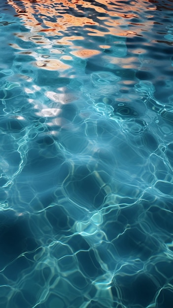 Translucent blue pool bottom texture Vertical Mobile Wallpaper