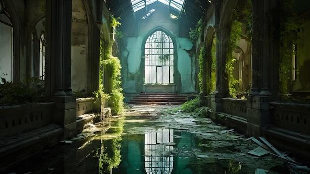 Translucent Water Exploring The Grandiose Ruins Of An Abandoned Church