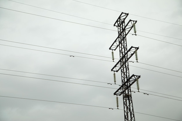 Transmissie hoogspanningslijn Hoogspanningstoren