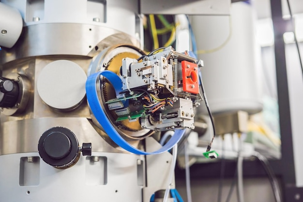 Transmission electron microscope in a scientific laboratory