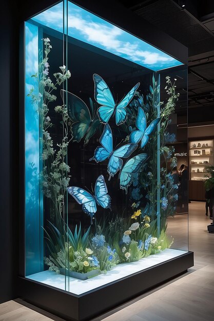 Transparante Elegance OLED-vensterkunst voor interactieve detailhandelservaringen