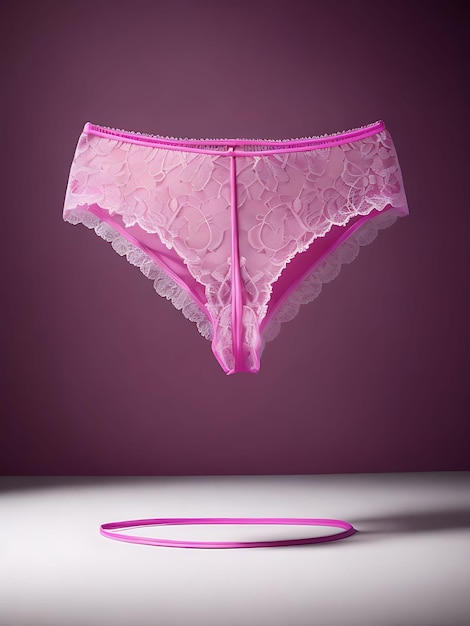 Foto transparante kanten string sexy kanten panty