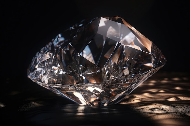 Transparante luxe diamant Generatieve AI