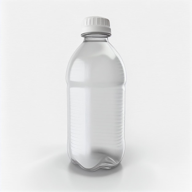 Foto transparante plastic flescontainer
