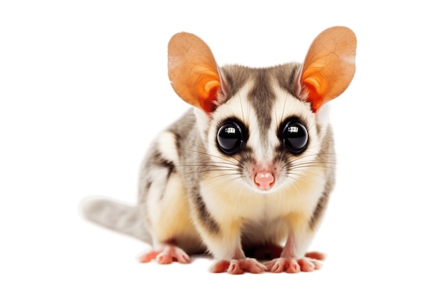 Transparent Background Isolated Sugar Glider Generative Ai