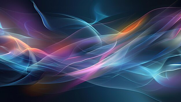 Transparent Blur Abstract Vector Background Generative AI