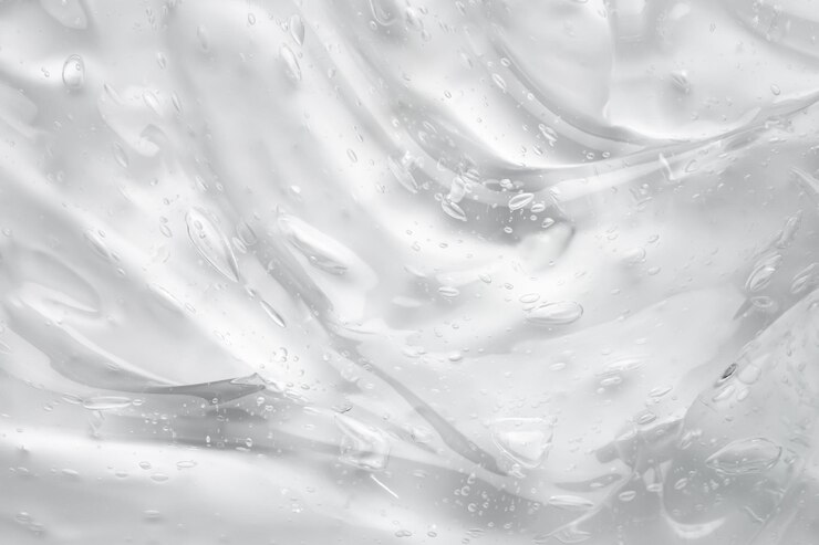 Photo transparent clear liquid serum gel cosmetic texture background