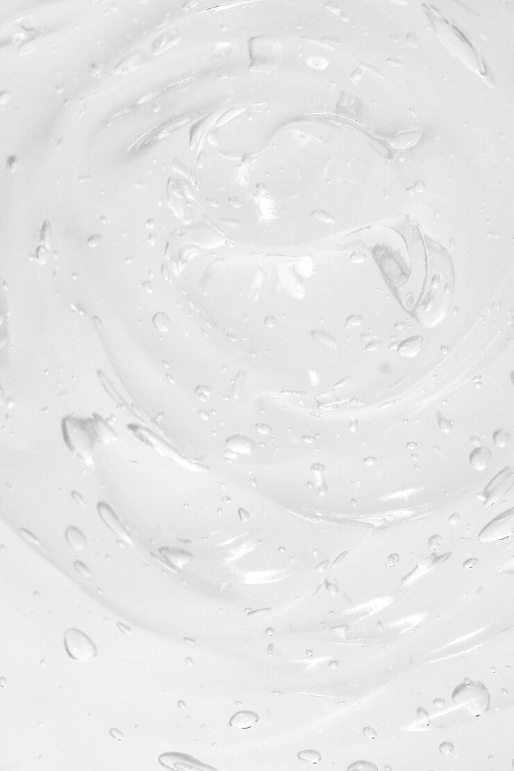 Photo transparent cosmetic or medical gel