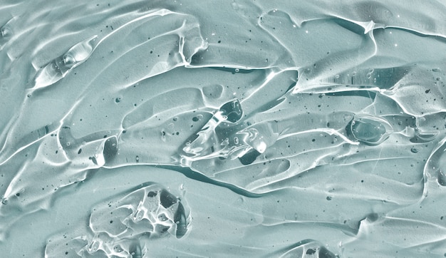 transparent cream gel cosmetic background.
