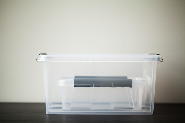 Photo transparent drawers for storing things