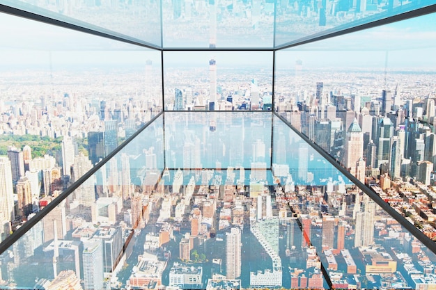 Transparent glass interior