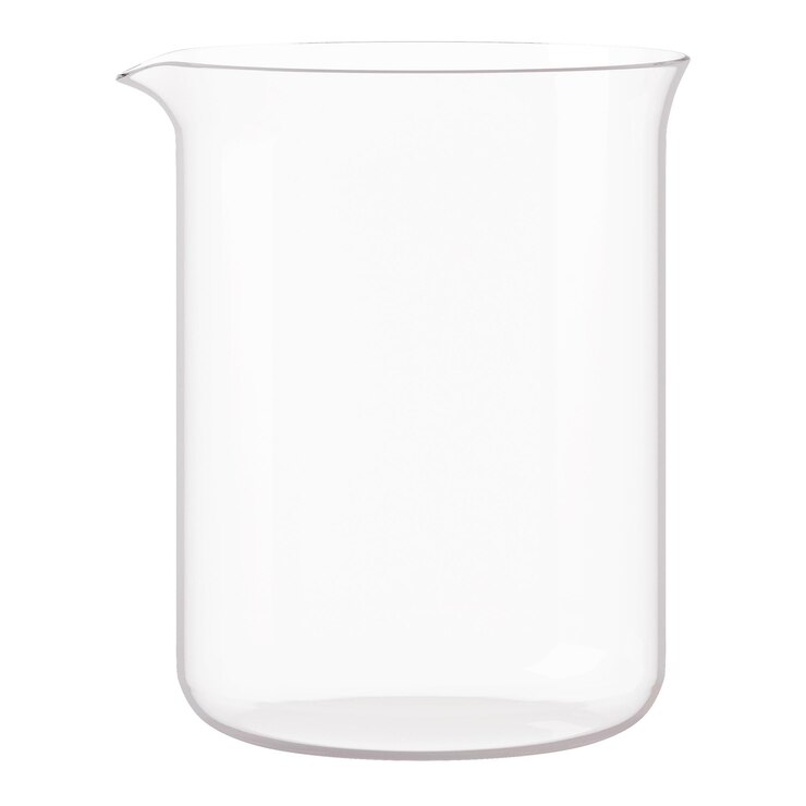 Photo transparent glass laboratory flask. flask filled with liquid on a white background. 3d rendering.