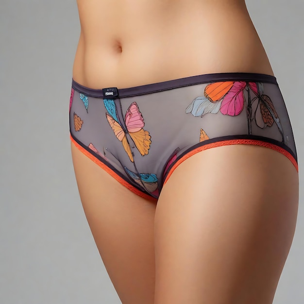 Photo the transparent panty as a symbol of empowerment and confidence