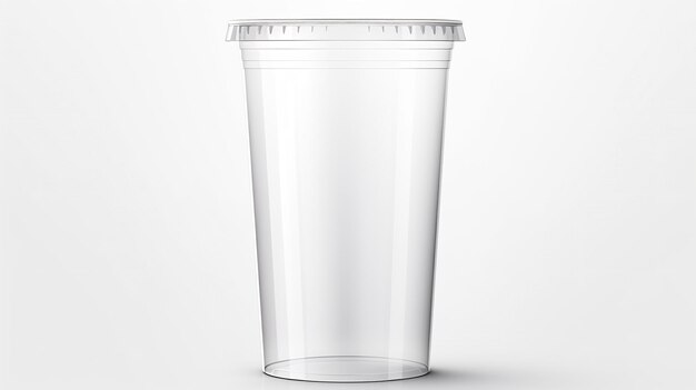 Transparent Plastic Beverage Cup