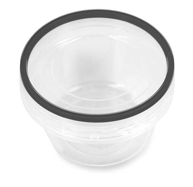 Transparent plastic food container with cap Catering food packaging