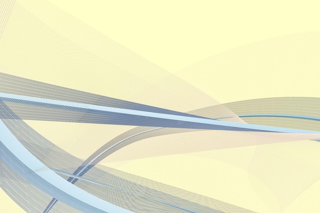 The transparent waving lines element backgrounds 3d rendering