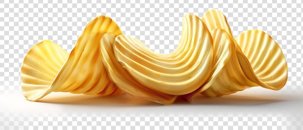 Photo transparent yellow and orange swirls with a transparent background