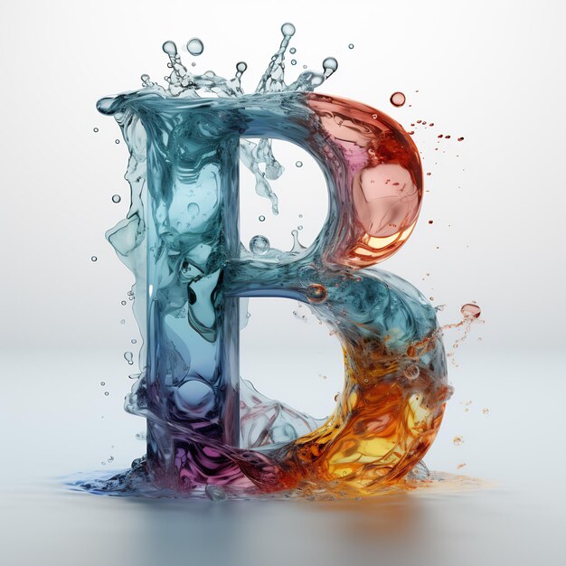 прозрачный водяной знак буквы B