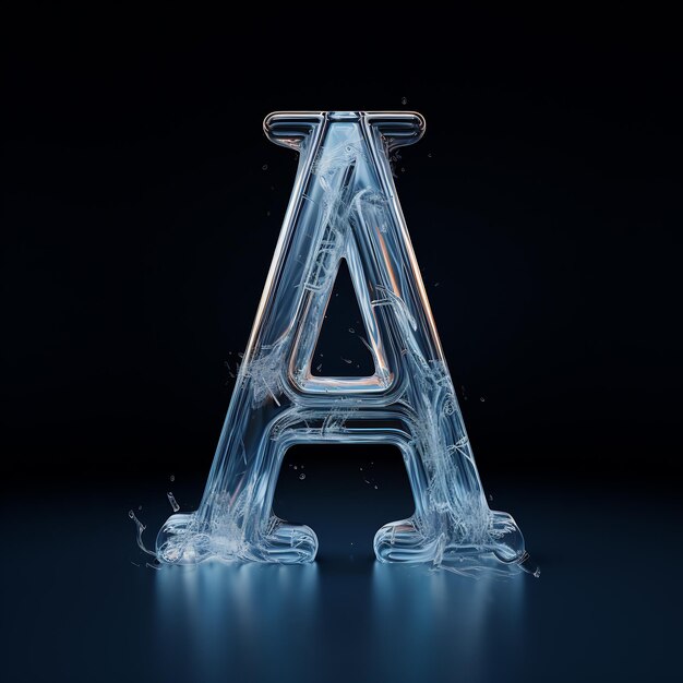 прозрачный водяной знак буквы А