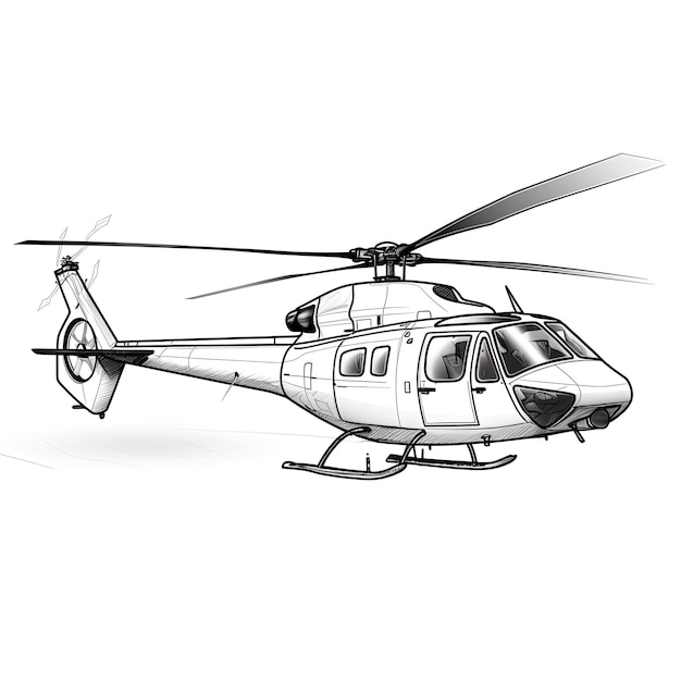 Transport Helicopter ai generated