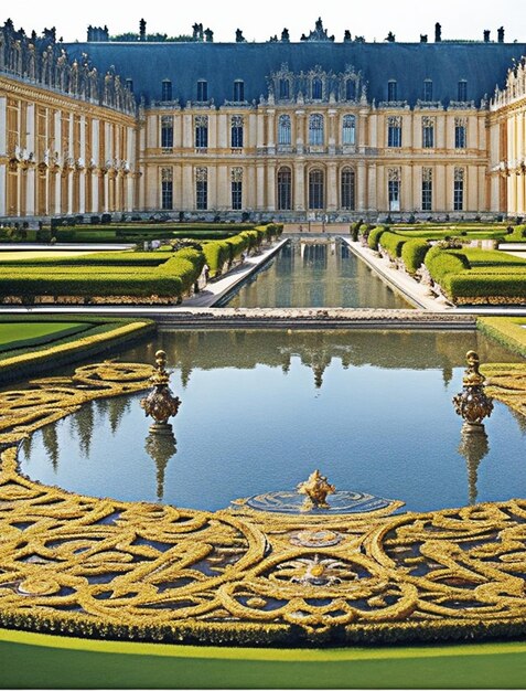 Foto trasportati indietro nel tempo all'opulenza e alla grandiosità dell'artigianato del palazzo di versailles