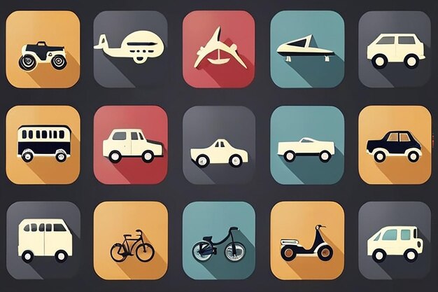 Transportation Icons