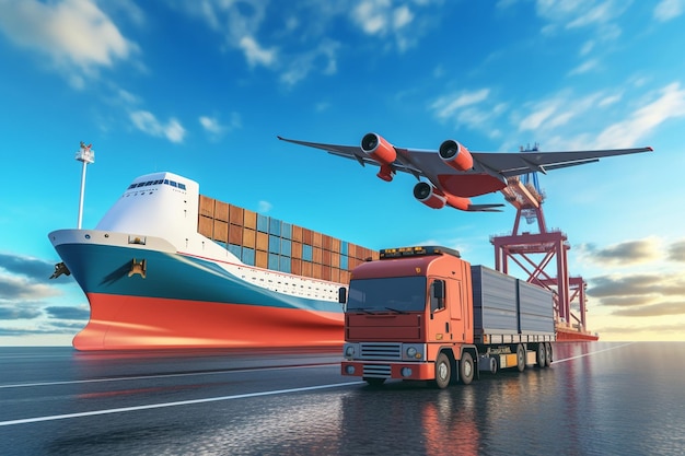 Transportation and logistics of container