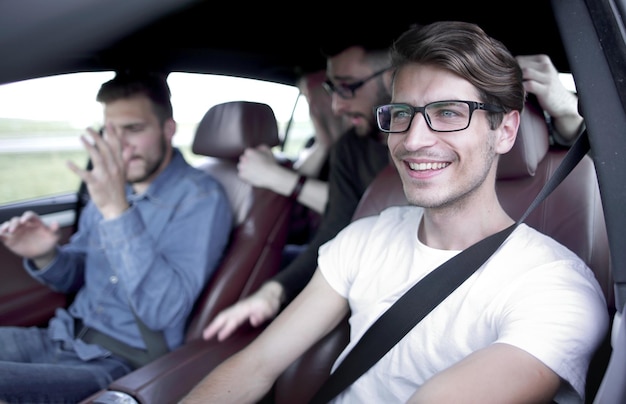 Transportation people and vehicle concept close up of businessman driving car