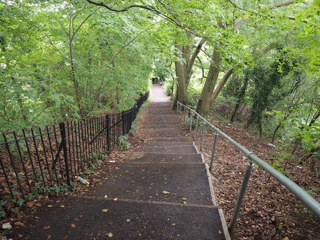 Trap naar Alexandra Park in Bath