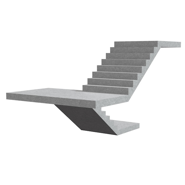 Trappen binnen trappen treden 3d
