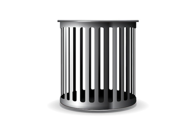 Trash can icon on white background ar 32 v 52 Job ID d115aeedbfa54f1880c293bd40bd5fe1