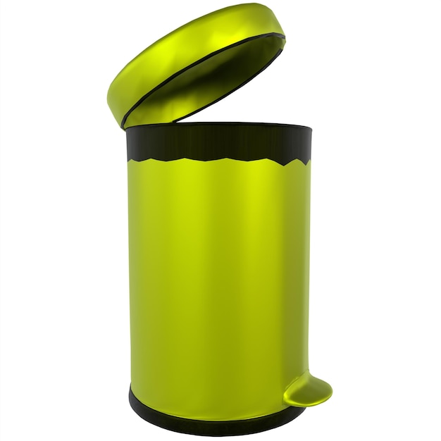 Foto trashcan 3d rendering