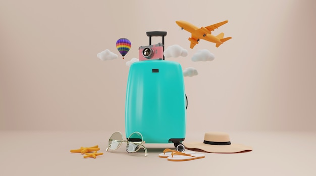 travel accessories with luggage