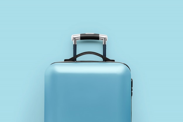 Travel & airplane concept with the luggage