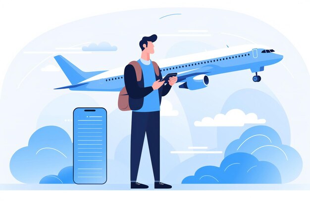 Travel App Illustration