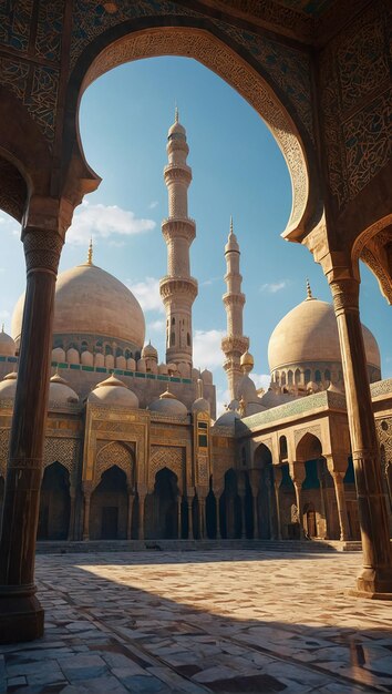 Travel back in time to ancient magical Arabia with majestic palaces architecture