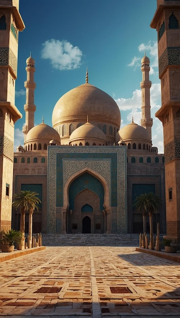 Travel back in time to ancient magical Arabia with majestic palaces architecture