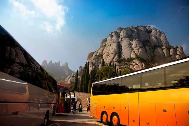 Photo travel buses