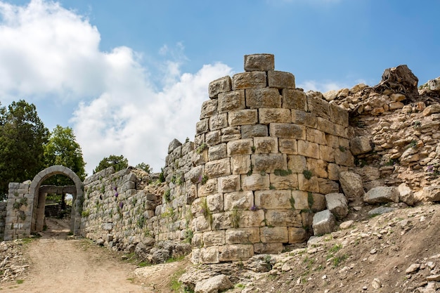 Travel concept photo. Adana Gulek historical castle.